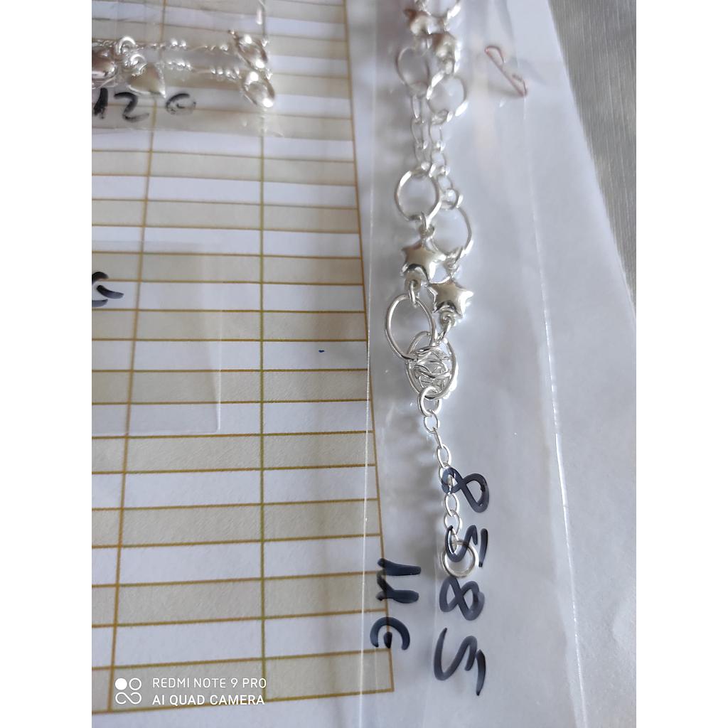 Puls. Plata Estrellas y Arandelas 8585