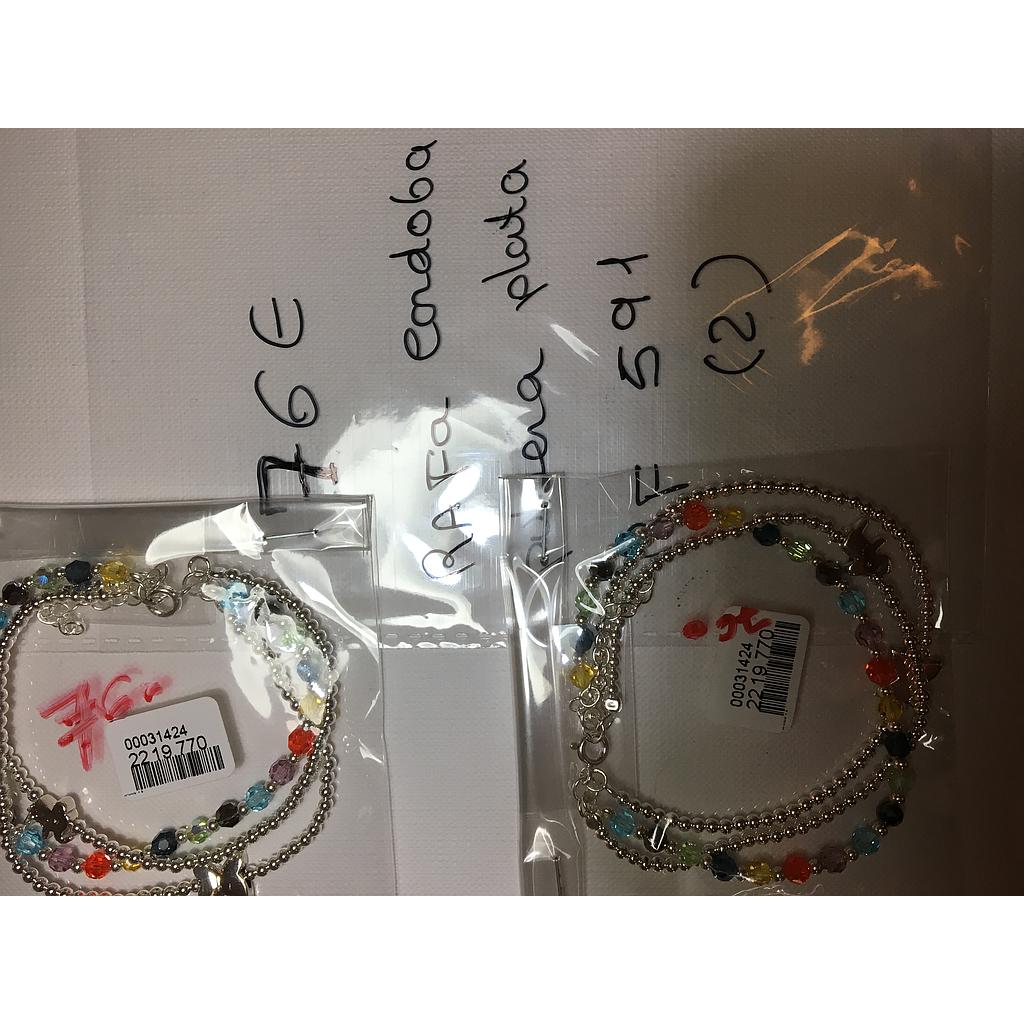Puls. Plata Bolitas Colores 591