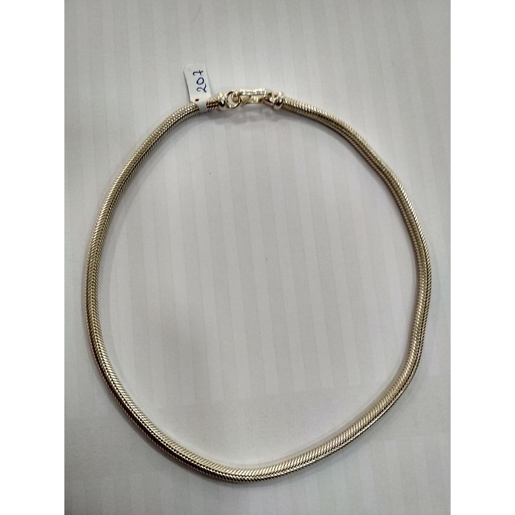 Cadena Plata 40 Cola Ratón Gruesa  207