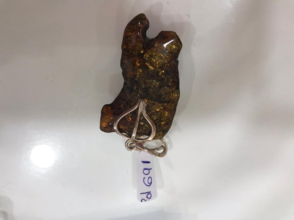 Colgante Pied. Ámbar Med.  691