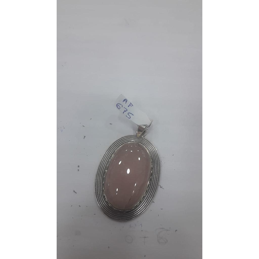 Colgante Pied. Cuarzo Ros. 675