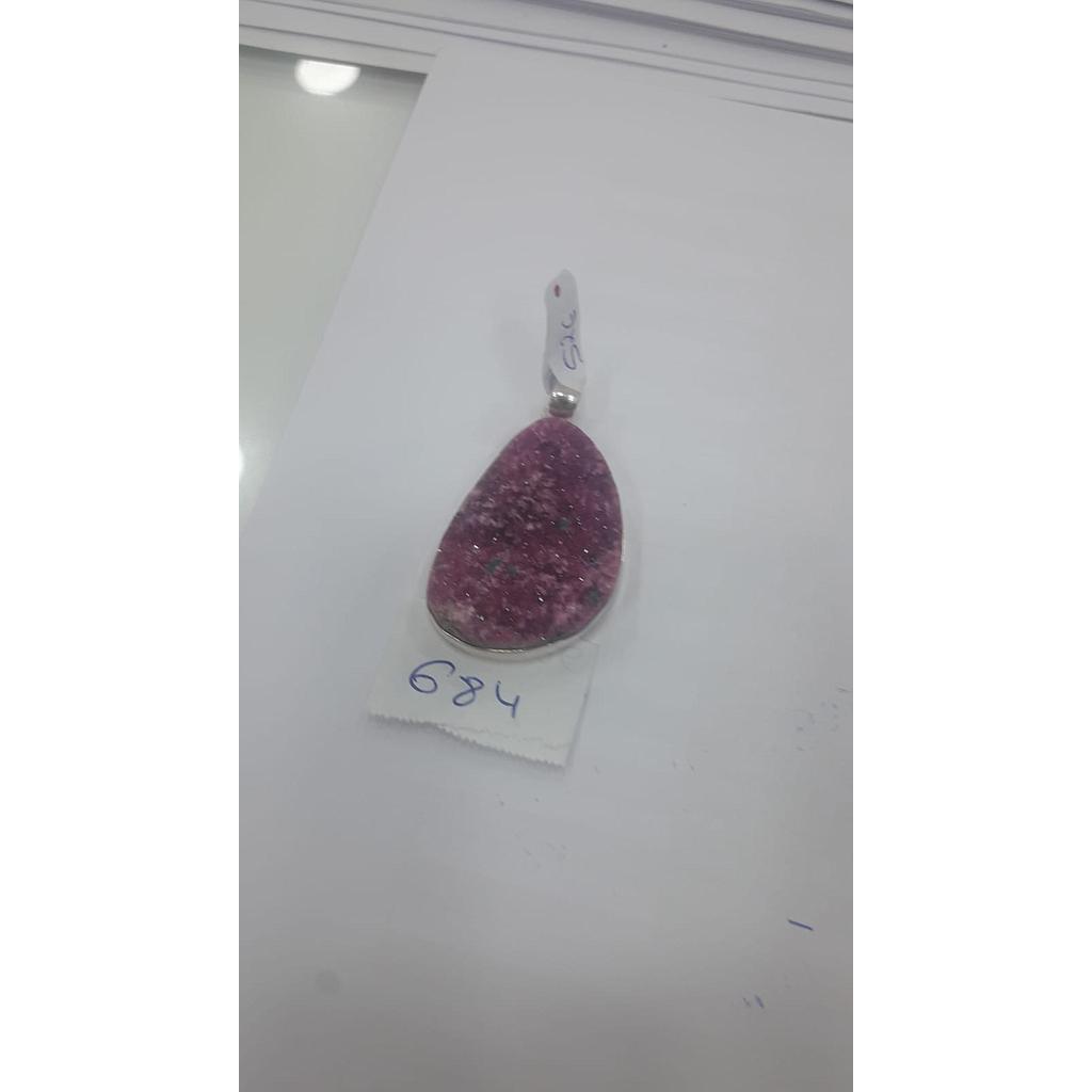 Colgante Pied. Fucsia 684