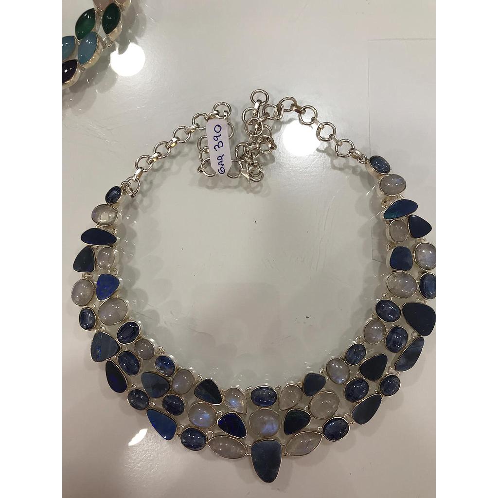 Garg. Plata Pied. Nat. Lapis-Luna 390