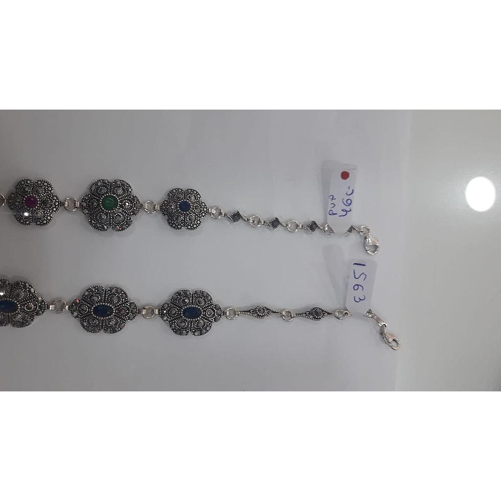 Puls. Plata Marquesita Flores 1563