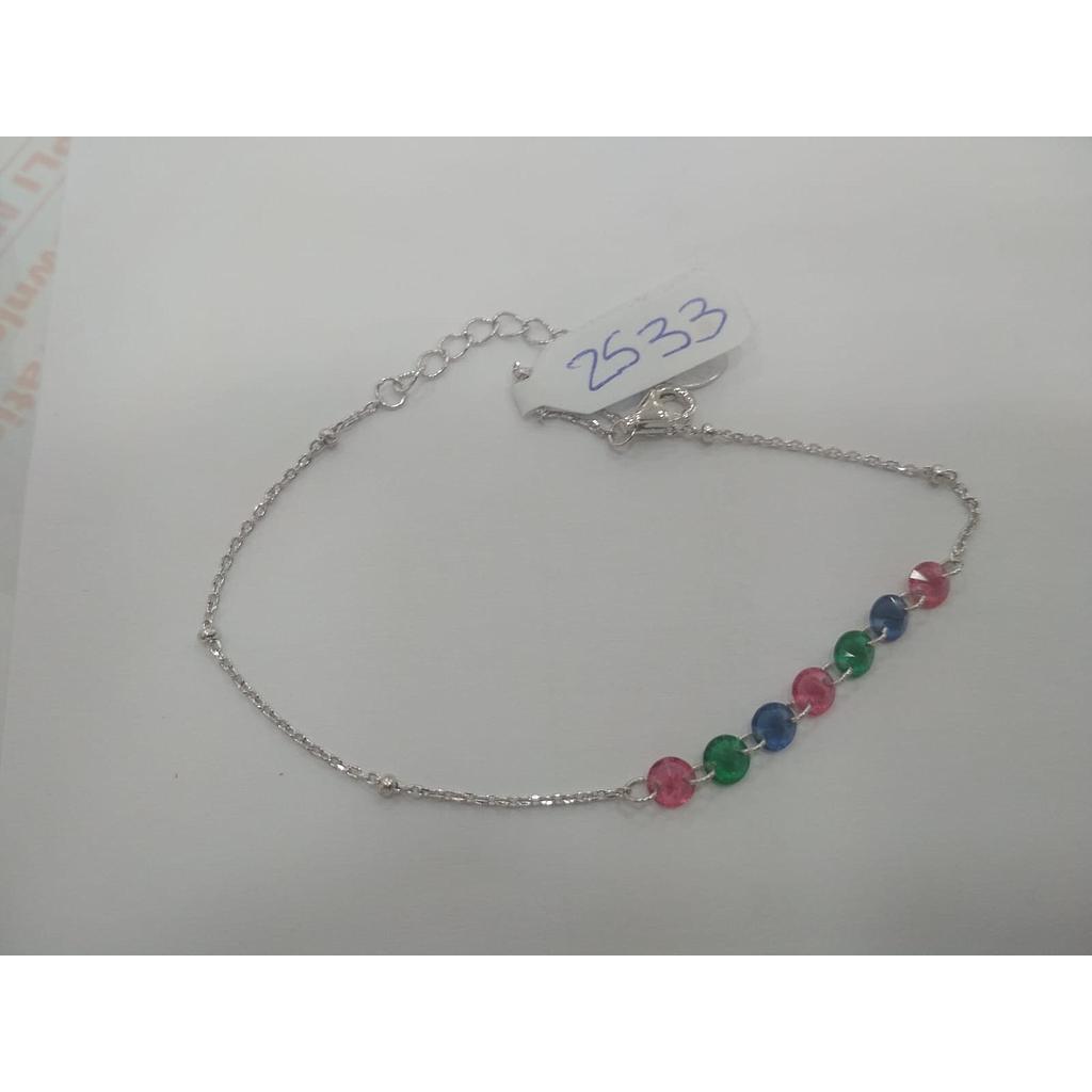 Puls. Plata Bolas Colores 2533