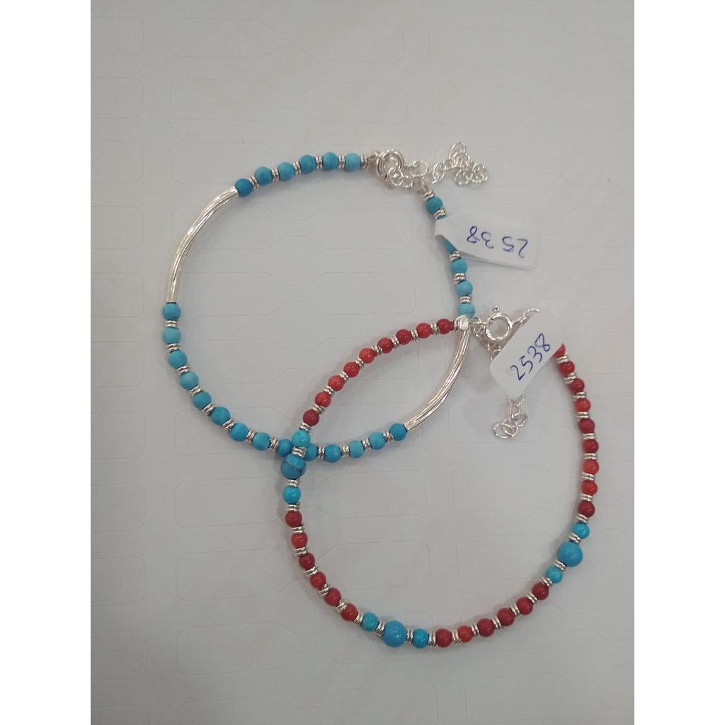 Puls. Plata Coral- Turquesa 2538