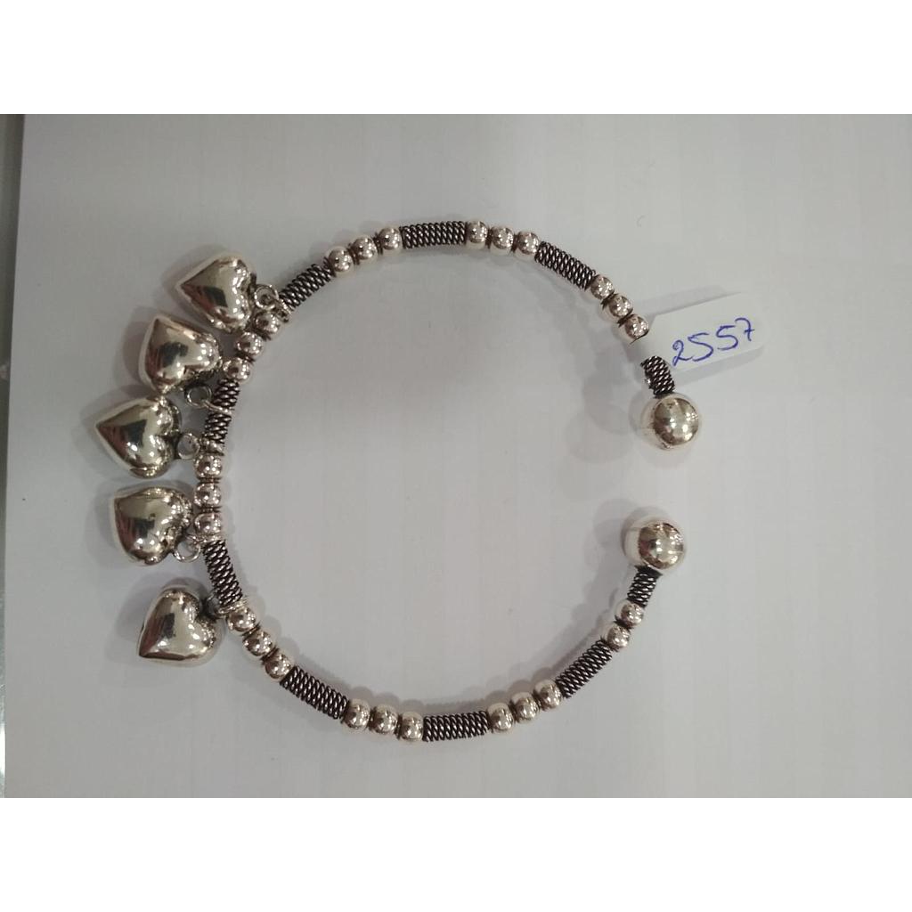 Puls. Plata Rig. Bolas -Corazones 2557