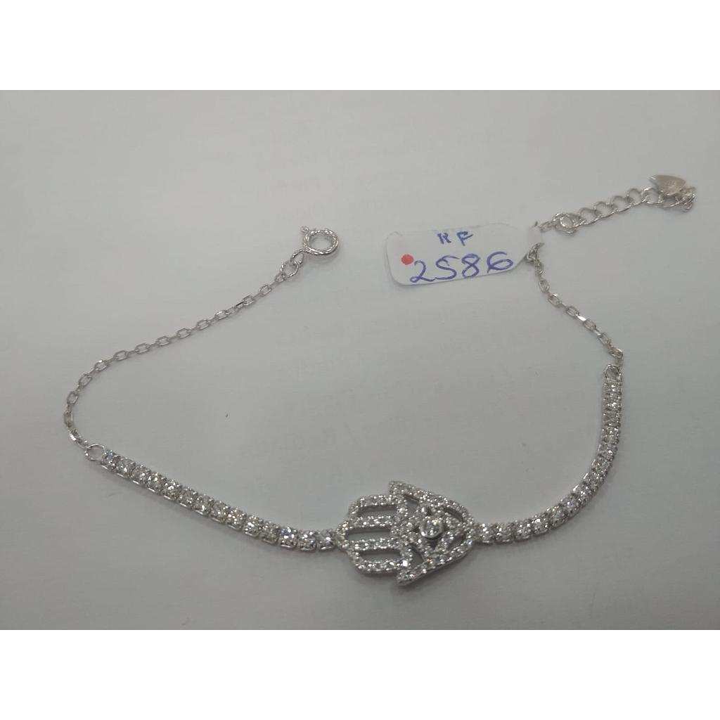 Puls. Plata Zirconita Mano 2586