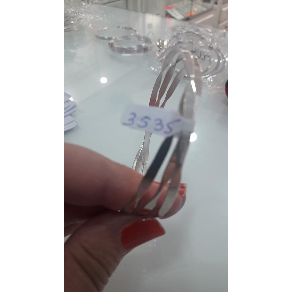 Puls. Plata Rig. 3 Aros Entrelazados 3535