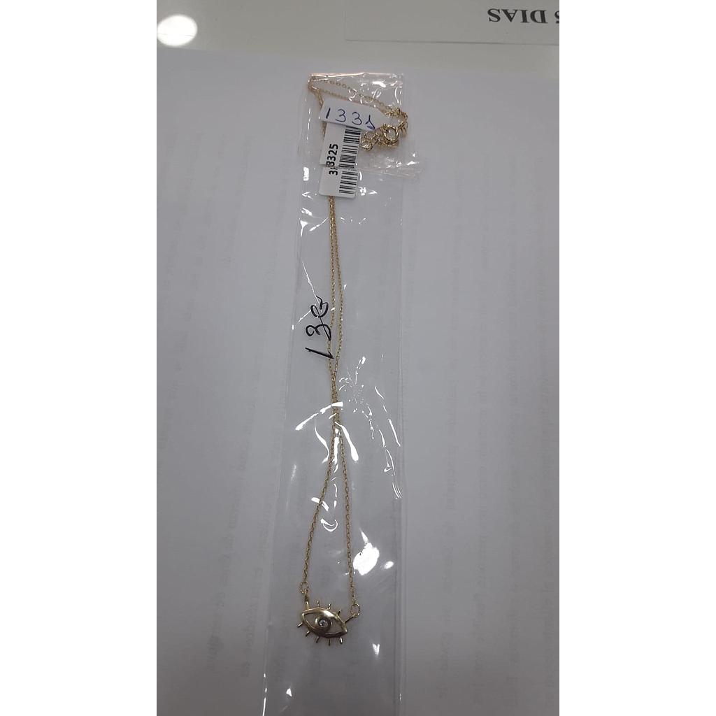 Garg. Plata Ojo Iris  Dorada 1331