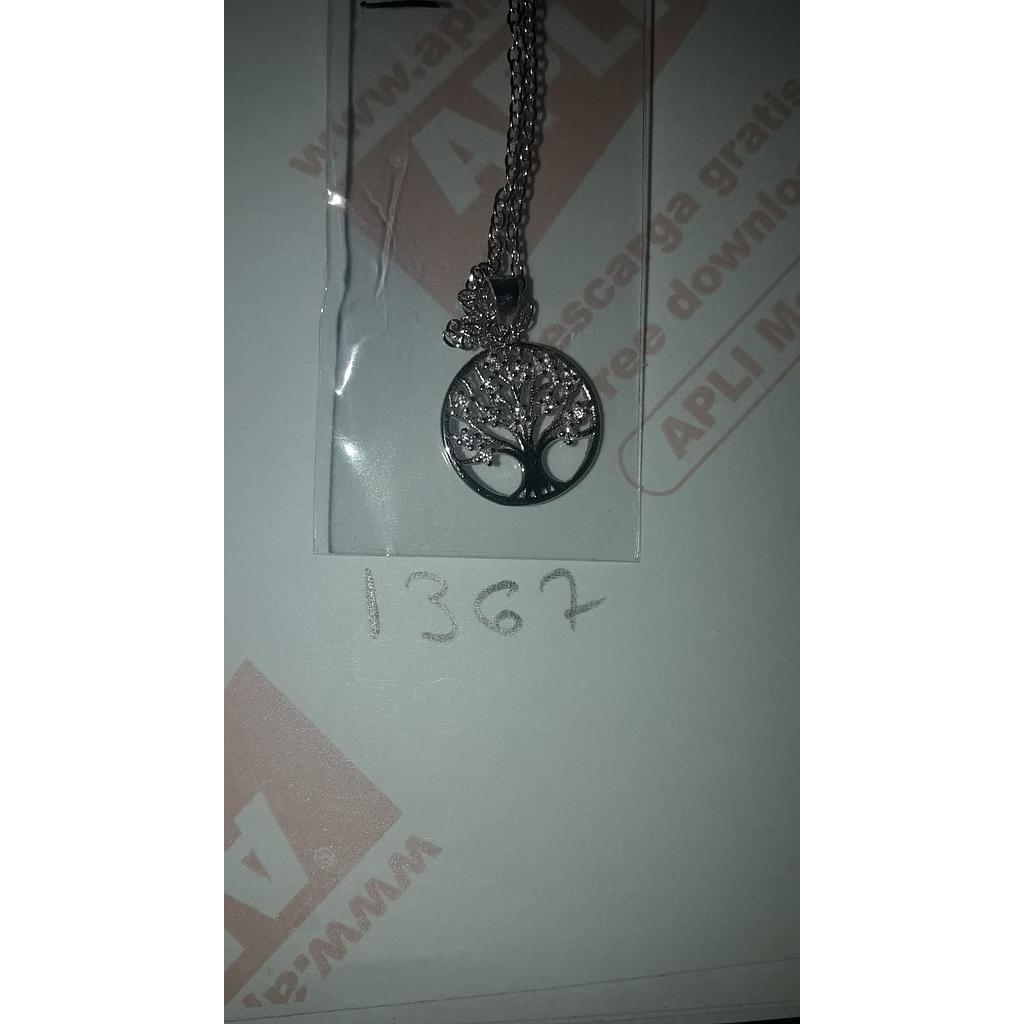 Garg. Plata Árbol Vida Peq. Zirc. Rd. 1367