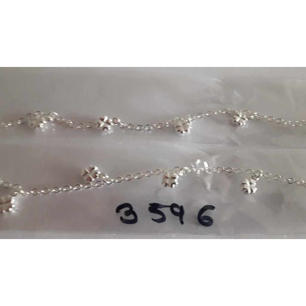 Puls. Plata Treboles Colg. 3596