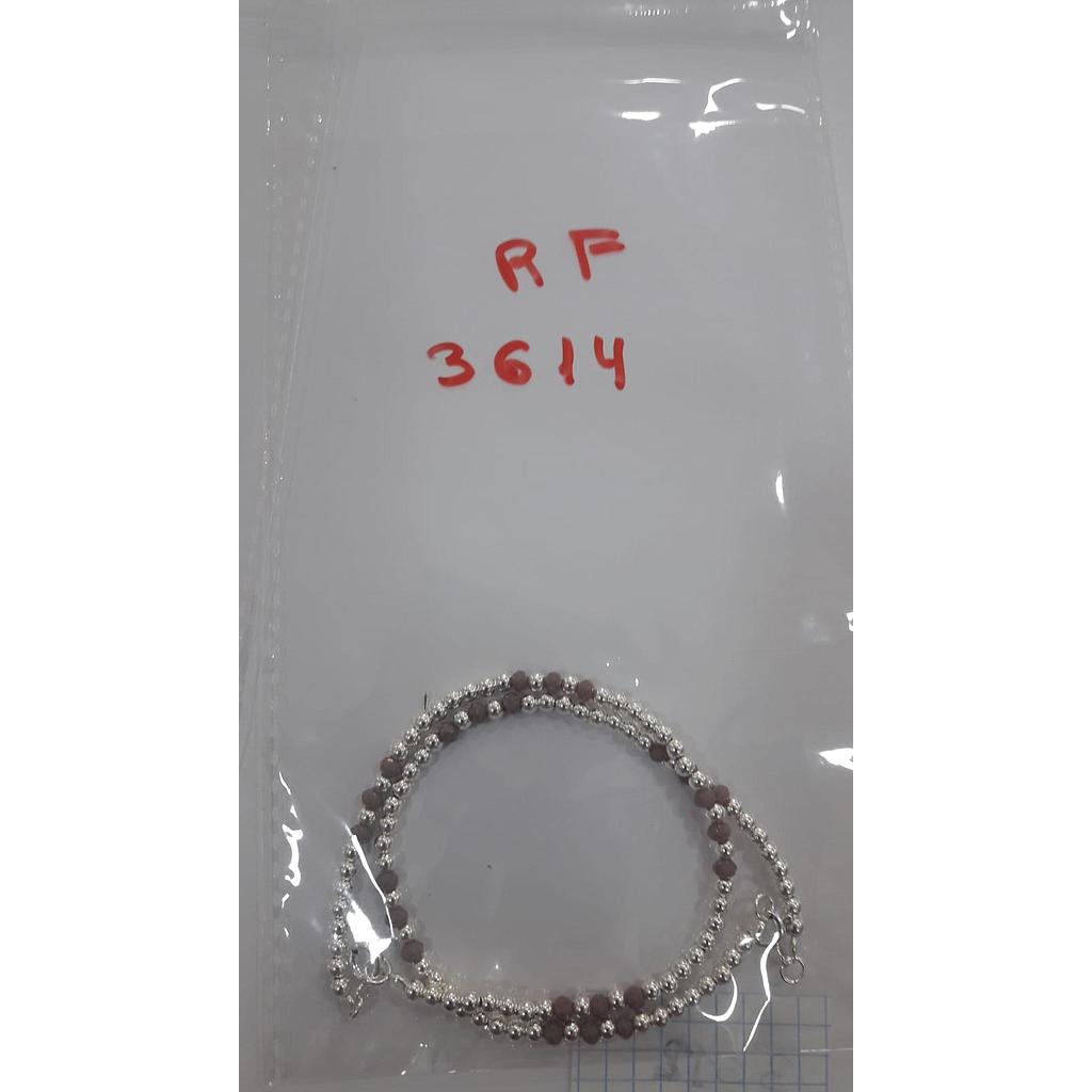 Puls. Plata Bolitas Lila 4514