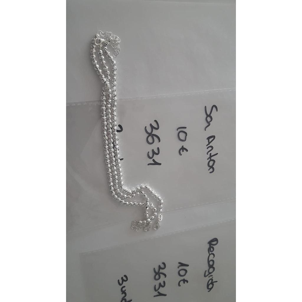 Puls. Plata Bolitas Mini Fasetad. 4531
