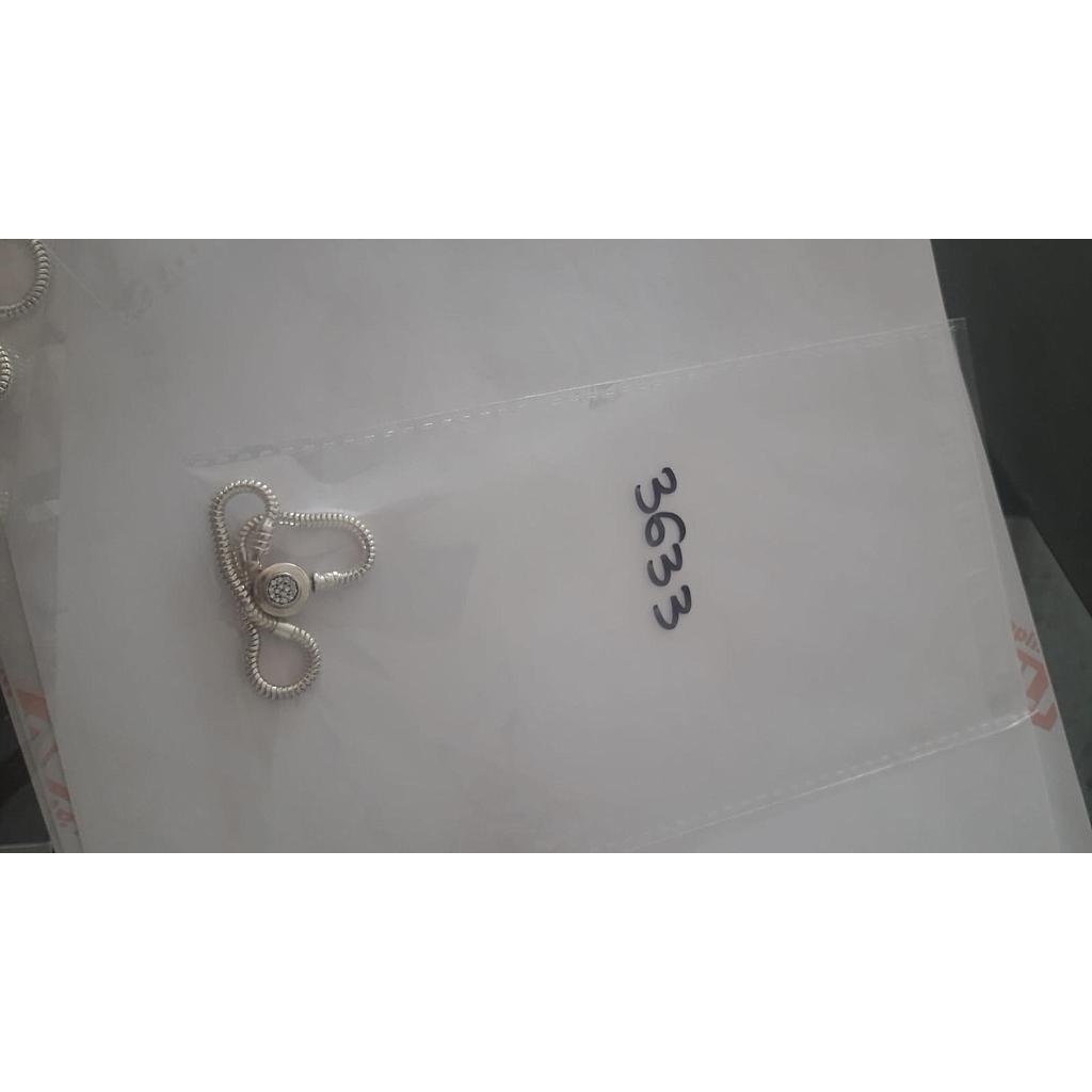 Puls. Plata Charms Cierre Red. Plano 4533