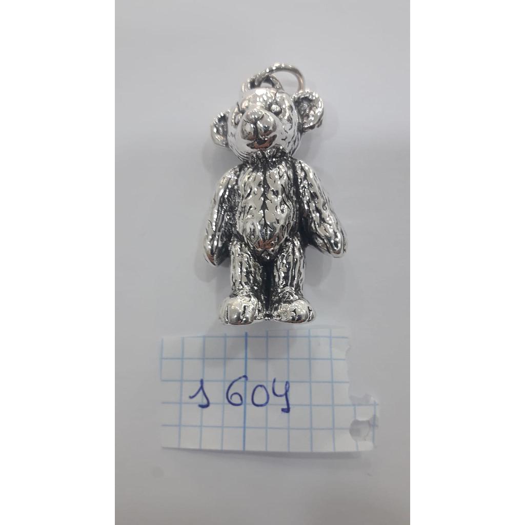 Colgante Plata Electrof. Osito 1604