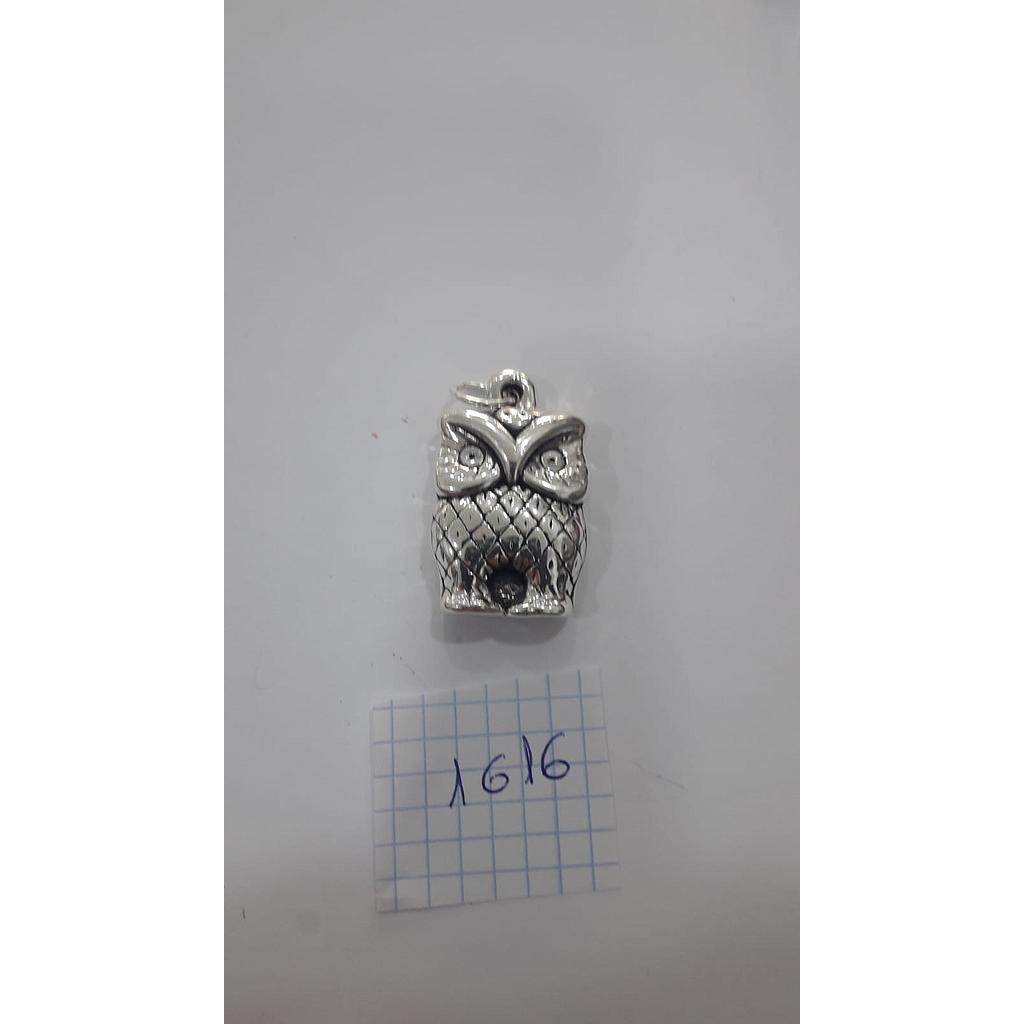 Colgante Plata Electrof. Buho 1616