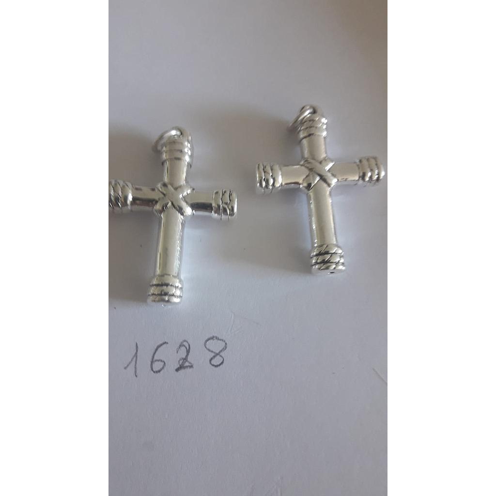 Colgante Plata Electrof. Cruz Lisa 1628