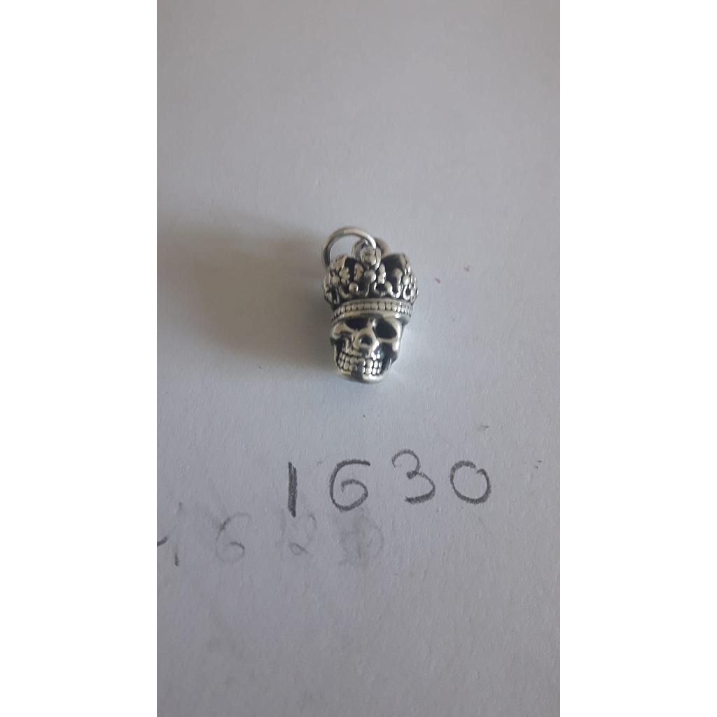 Colgante Plata Electrof. Calavera 1630