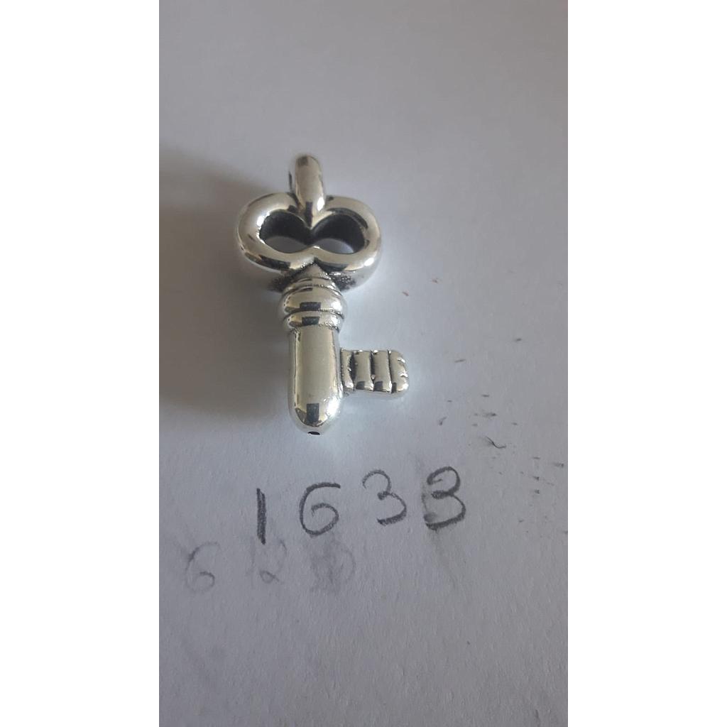 Colgante Plata Electrof. Llave 1633
