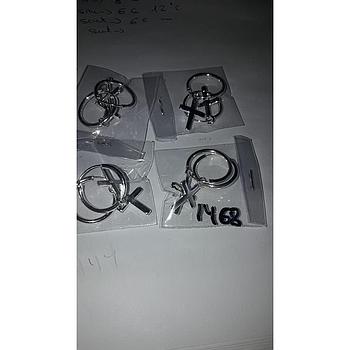 Pend. Plata Lisa Aros  Cruz 1477