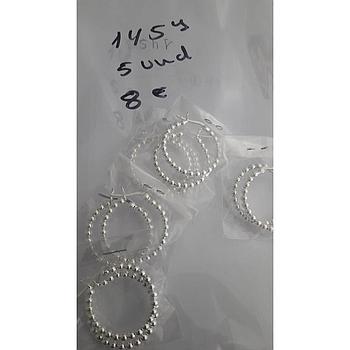Pend. Plata Lisa Aros 1454