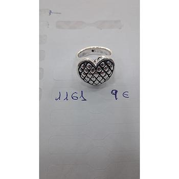 Anillo Plata Electroformin Corazón 1161