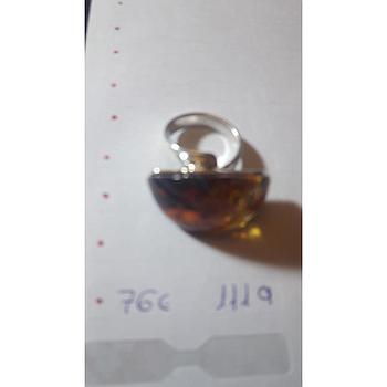 Anillo Pied. Nat. Ámbar  1119