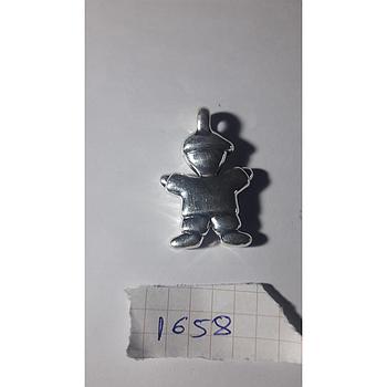 Colgante Plata Electrof. Niño Gorra 1658