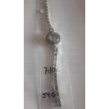 Reloj Plata Marquesita Semirígido 710