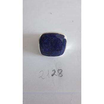 Anillo Pied. Nat. Lapizlázuli 2128