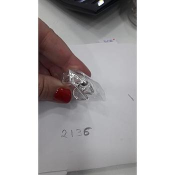 Anillo Plata Cuadrado Bola  2136