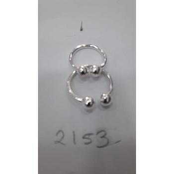 Anillo Plata Bolas Pesadas  2153