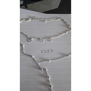 Garg. Plata Doble, 3  Corazones, Corbata Bolas 1387