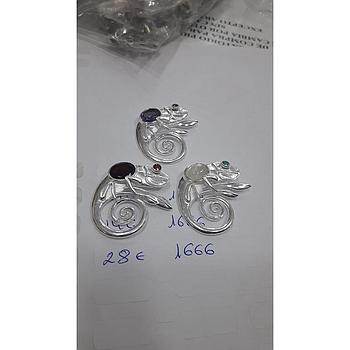 Colgante Plata Camaleón Pequeńo 1666
