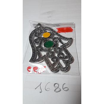 Colgante Pied. Mano Fátima Grande 1686