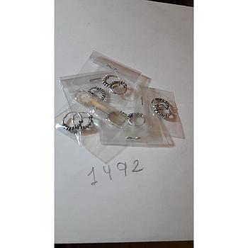 Pend. Plata Lisa  Aro Mini Bali 1492