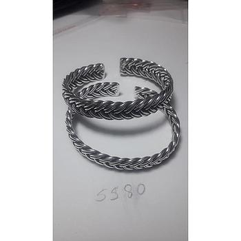 Puls. Plata Rígida Trenza Ancha  5580