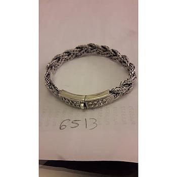 Puls. Plata Trenza Hombre  6513