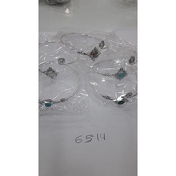 Puls. Pied. Nat. Rígida. Luna, Jade, Turq. Ojo Tig. 6514