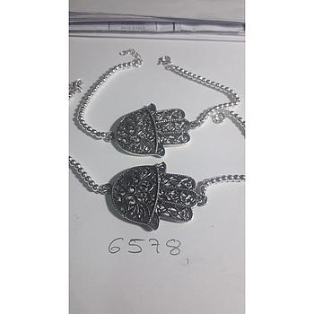 Puls. Plata Mano Fátima Bolas  6578
