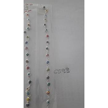 Puls. Plata Mini ojos Turcos  6599