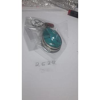 Colgante Piedra Turq. Coral 2625