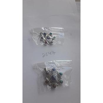 Colgante Piedra Estrella David 7 Chacras 2647