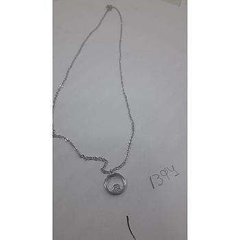 Garg. Plata Estrella, Luna Mini Cad. Doble 1394