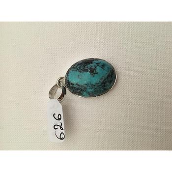 Colgante Pied. Turquesa 626