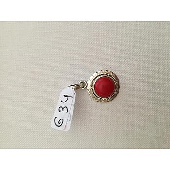 Colgante Pied. Coral 634