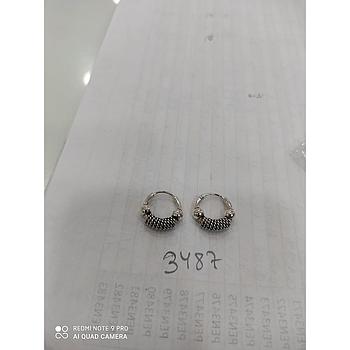 Pend. Plata Mini Aro Rel. 2 Bol.  3487