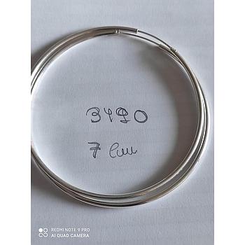 Pend. Plata Aro Grueso 7 mm  3490