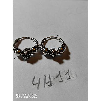 Pend. Plata  Aro Nudo 2 Bolas XXS  4411